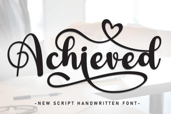 Achieved: A Signature Font for Editorial Elegance