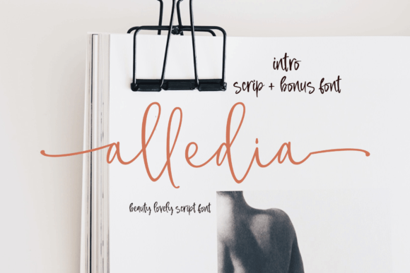 Alledia: A Modern Calligraphy Font for Your Growing Brand