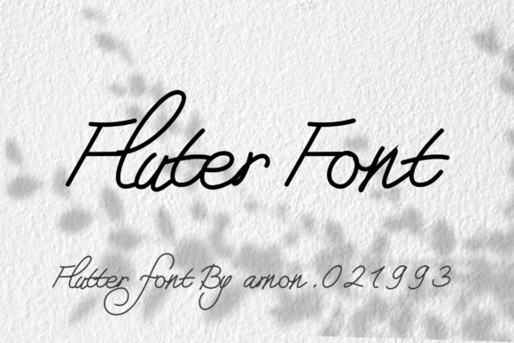 An Expert Review of the Fluter Script Font