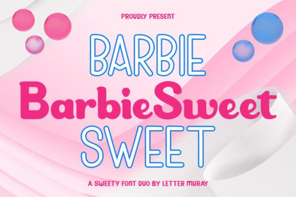Barbie Sweet: The Optimistic Font for Crafters and Makers