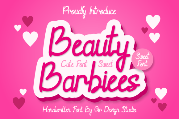 Beauty Barbiees: The Bold Font Your Brand Has Been Waiting For