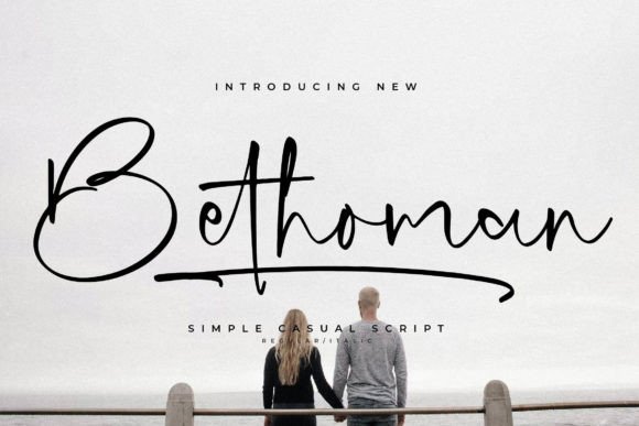 Bethoman: A Casual Script Font for Editorial Comfort
