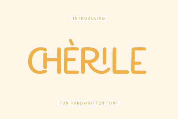 Cherile: A Handwritten Font for Campaigns That Need Personality