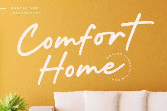 Choosing Comfort Home: A Font That Makes Your Business Feel Warm and Welcoming