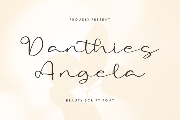 Danthies Angela: An Elegant Script Font for Editorial Mood