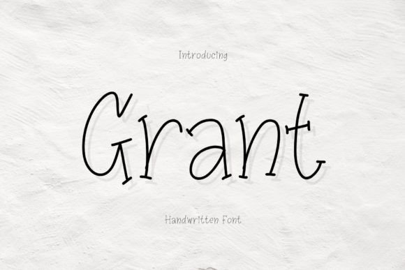 Grant: A Handwritten Font for Editorial Stories