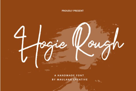 Hogie Rough: A Delicate Handwritten Font for Digital Creators
