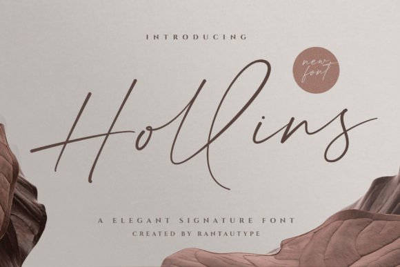Hollins: A Font for Campaigns That Speak with Elegance