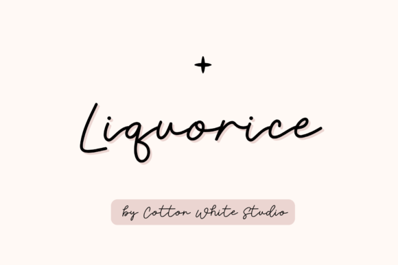Liquorice Font: A Signature Typeface for Editorial Expression