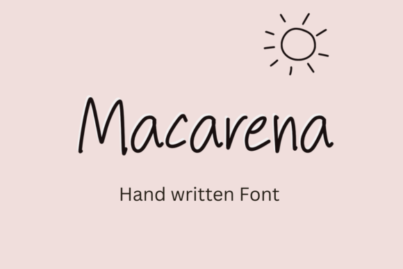 Macarena Font: A Script for Creators Building Beautiful Products