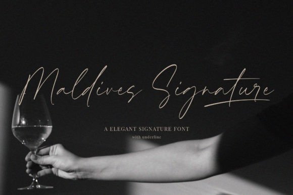 Maldives Signature: A Script Font Built for Campaign Visuals
