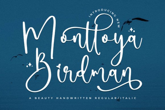 Monttoya Birdman: A Handwritten Font for Authentic Digital Branding