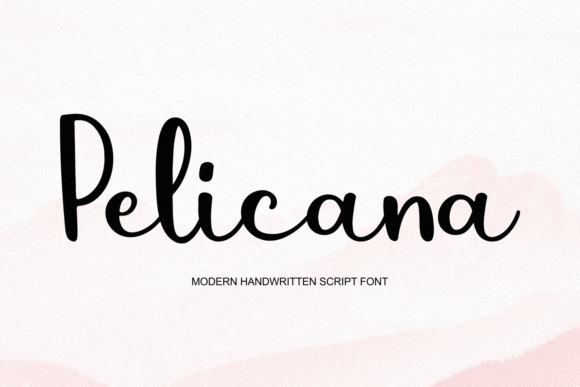 Pelicana: A Handwritten Font for Timeless Handmade Products