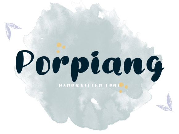 Porpiang: The Friendly Font for Campaigns That Need Personality