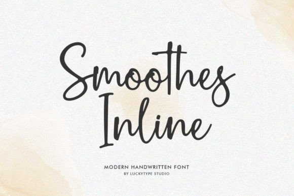 Smoothes Inline: A Playful Script Font for Campaign Graphics