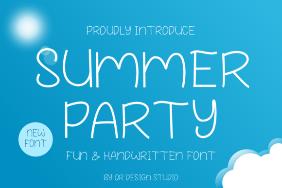 Summer Party: A Warm and Inviting Handwritten Font for Editorial Design