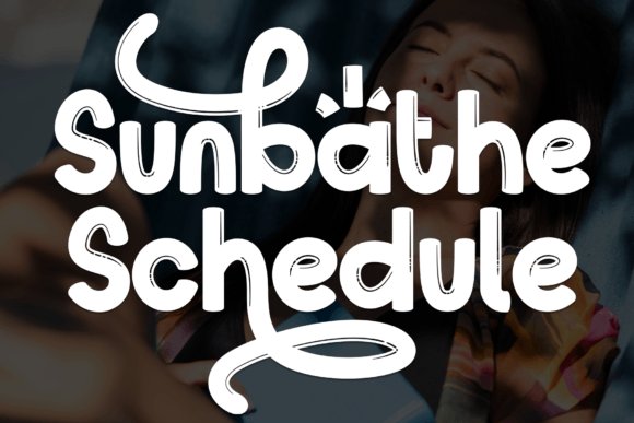 Sunbathe Schedule: A Flowing Script Font for Digital Branding