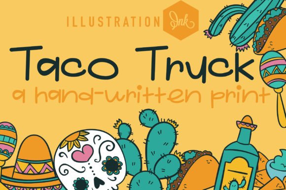 Taco Truck: A Font for Editorial Playfulness and Identity