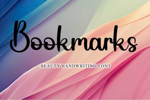 The Bookmarks Font: Your Secret Weapon for Elegant Craft Designs
