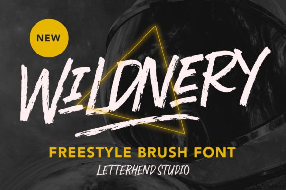 Wildnery: A Textured Brush Font for Authentic Web Design